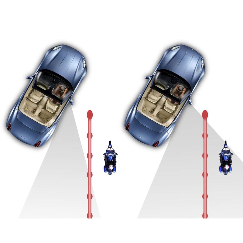POMFW Blind Spot Mirror  2 inch Rearview Convex Side Mirrors for Cars SUV Truck Van Stick on 3M Adhesive  Rear View HD Glass Frameless Sway Rotate adjustable Wide Angle 2PCS (Round) - Image 4